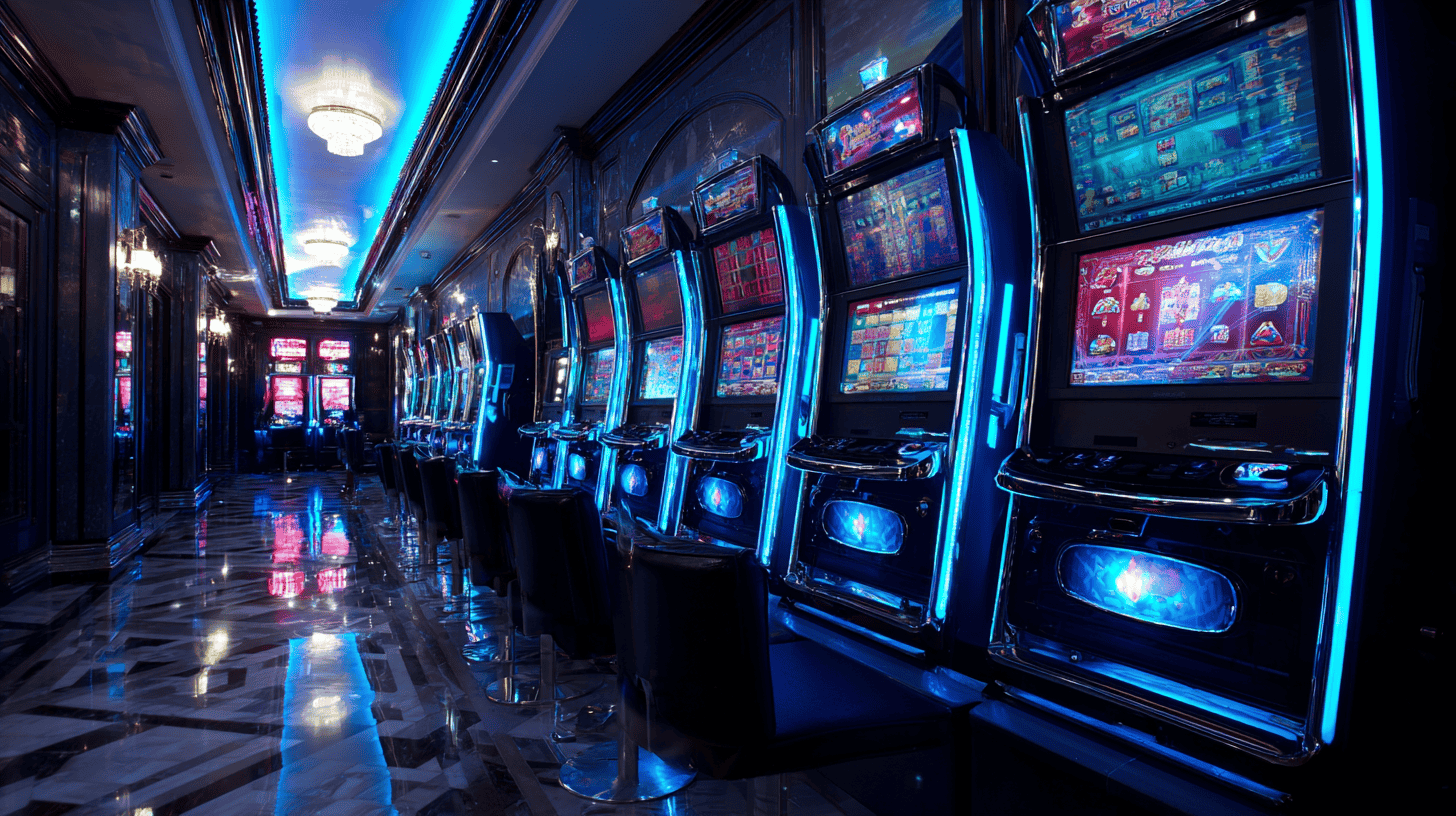 Sala gier z ruletką i blackjackiem